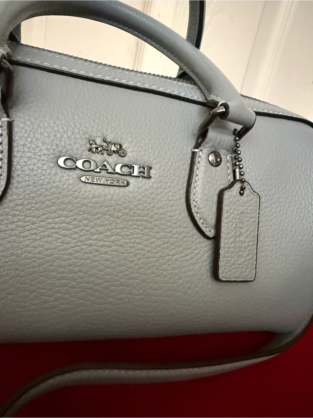 Coach pebble leather barrel bag - Picture 2 of 10